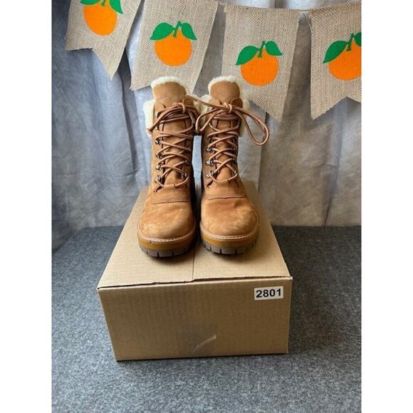 Women's Timberland Courmayeur Valley 6" Waterproof Boots~Size 8.5M~Dark Sand - Picture 10 of 10